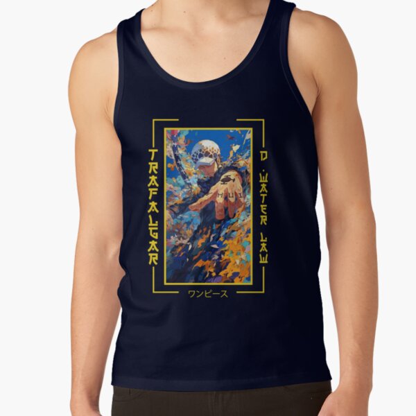 Trafalgar Law One Piece Anime Tank Top - Image 5