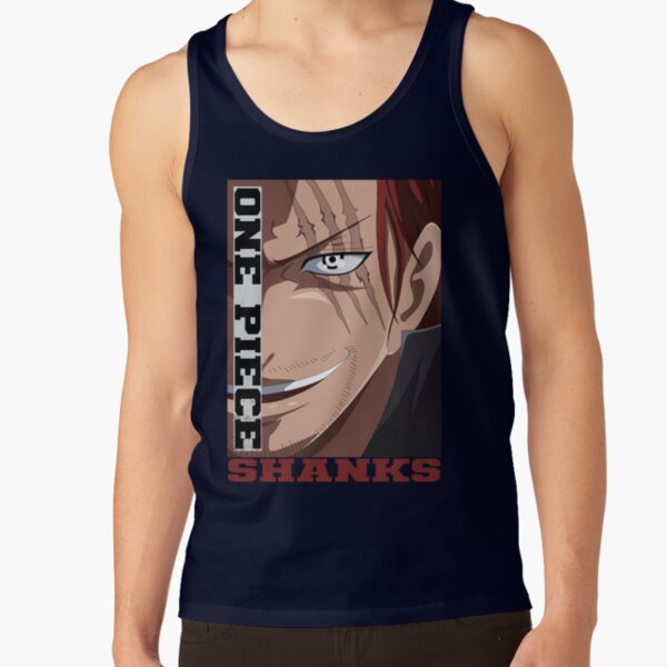 Shanks Red Haired Anime Tank Top - Image 5