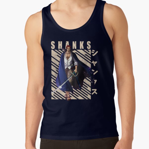 One Piece Shanks Character Tank Top - Image 5