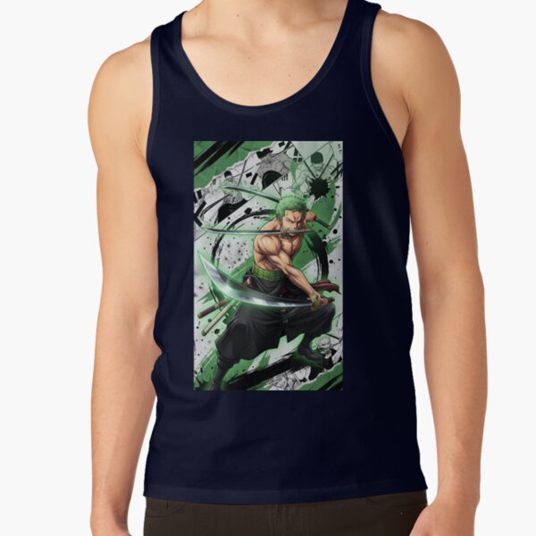 Roronoa Zoro Three Sword Tank Top - Image 5