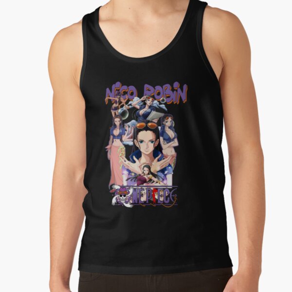 Nico Robin Straw Hat Pirates Archaeologist Tank Top - Image 3