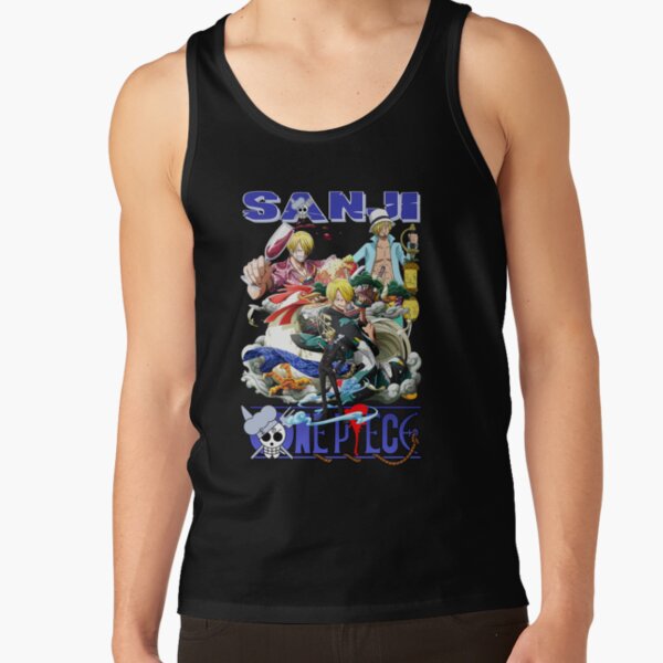 Sanji Blonde Hair Character Tank Top