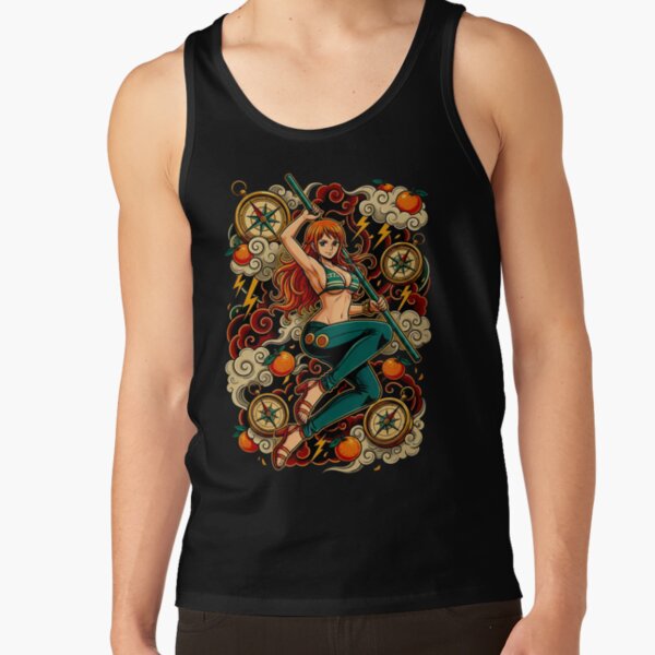 Nami Beautiful Anime Girl Tank Top