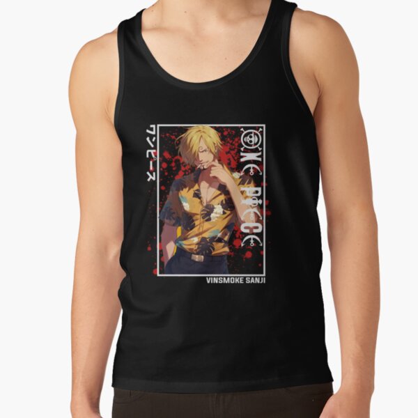 One Piece Sanji Curly Eyebrow Tank Top