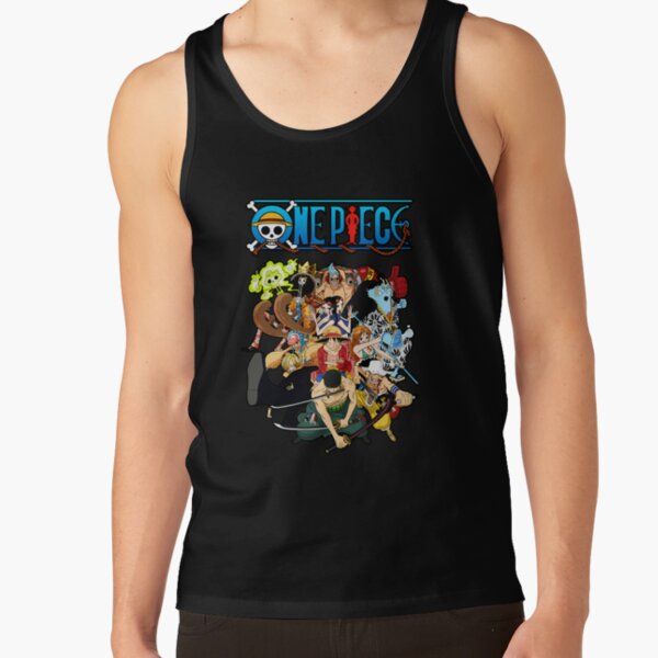 Funny Anime One Piece Straw Hat Pirates Tank Top