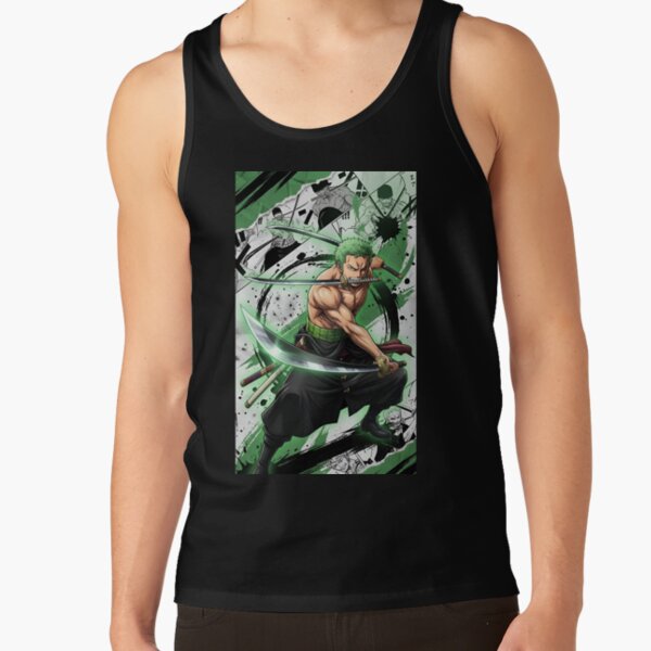 Roronoa Zoro Three Sword Tank Top - Image 2