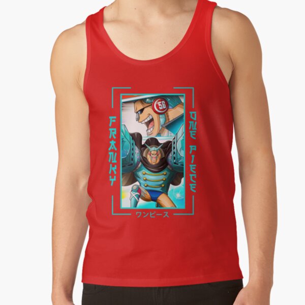 One Piece Franky Cyborg Shipwright Tank Top - Image 4