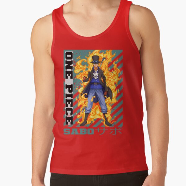 Sabo Luffy’s Brother One Piece Tank Top - Image 4