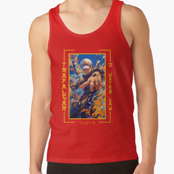 Trafalgar Law One Piece Anime Tank Top - Image 4