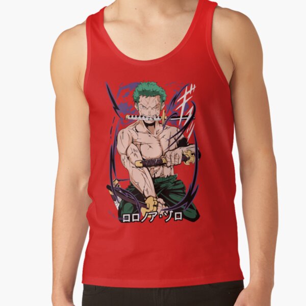 Roronoa Zoro One Piece Anime Tank Top - Image 4