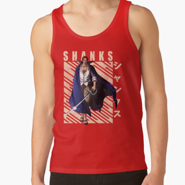 One Piece Shanks Character Tank Top - Image 4