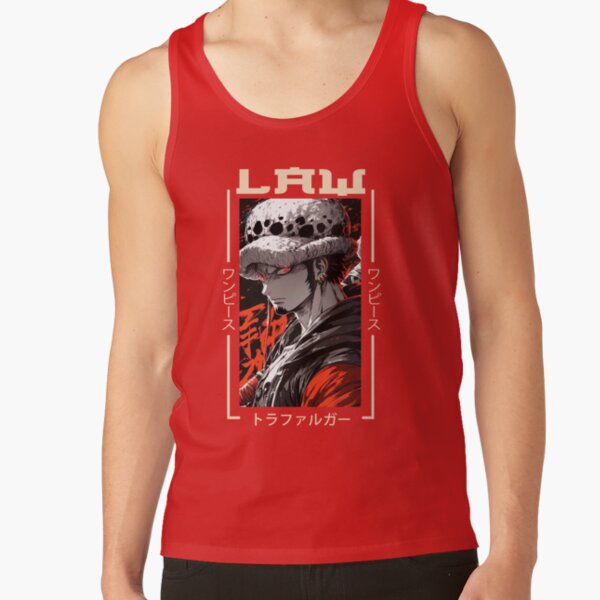Trafalgar Law Vintage Tank Top - Image 4