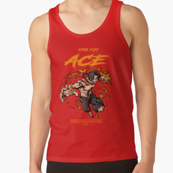 Portgas D Ace Character Tank Top - Image 4