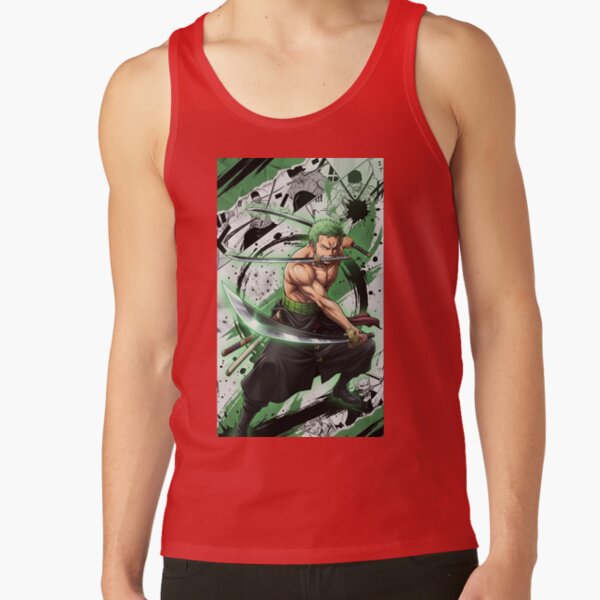 Roronoa Zoro Three Sword Tank Top - Image 4