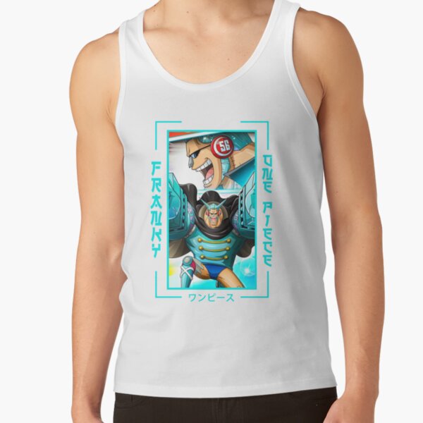 One Piece Franky Cyborg Shipwright Tank Top - Image 2