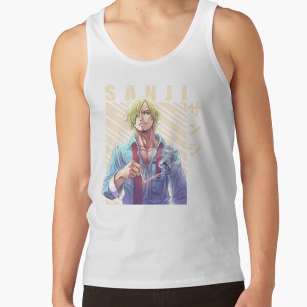 Best Graphic One Piece Sanji Tank Top - Image 2
