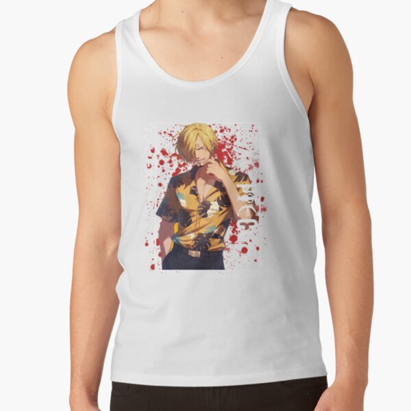 One Piece Sanji Curly Eyebrow Tank Top - Image 2