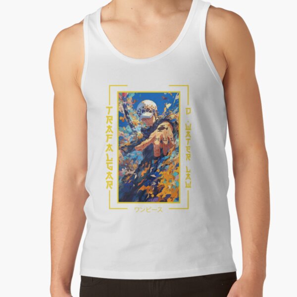 Trafalgar Law One Piece Anime Tank Top - Image 2