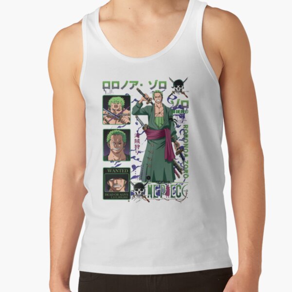 Roronoa Zoro Anime Character Tank Top - Image 2