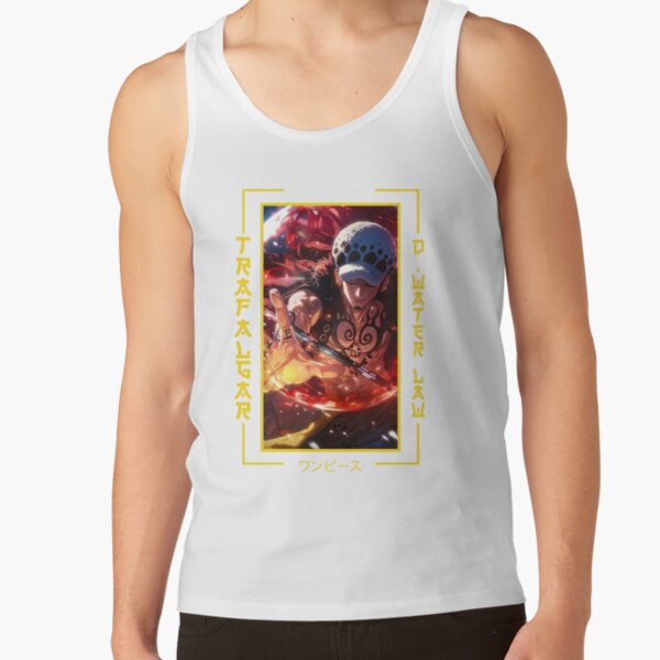 Trafalgar Law One Piece Graphic Tank Top - Image 2