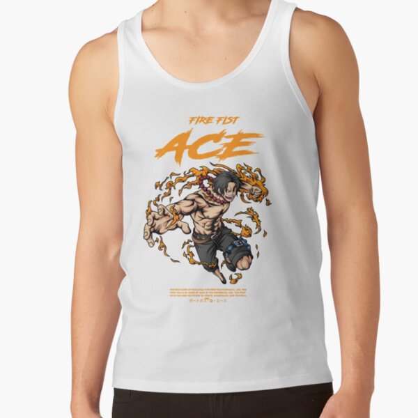 Portgas D Ace Character Tank Top - Image 2