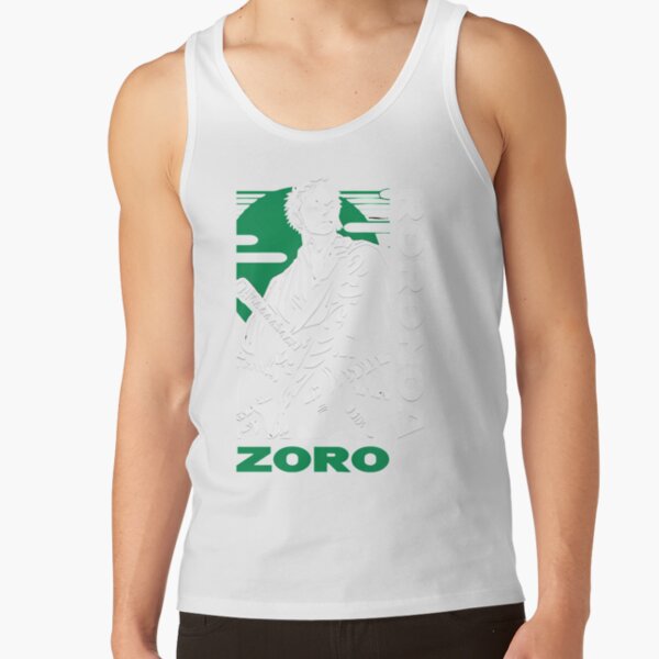 Roronoa Zoro Art Tank Top - Image 2
