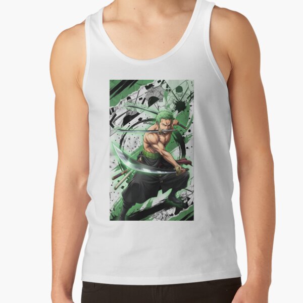 Roronoa Zoro Three Sword Tank Top