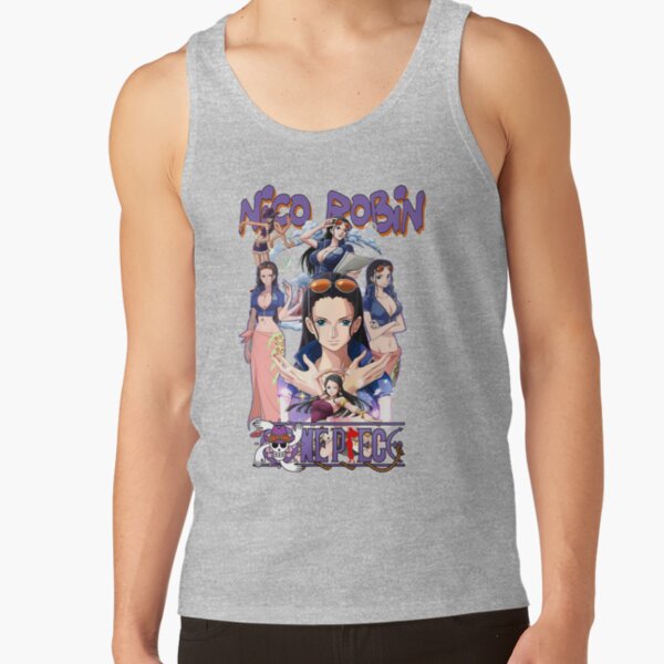 Nico Robin Straw Hat Pirates Archaeologist Tank Top - Image 4