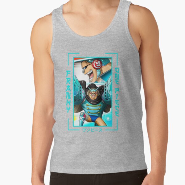 One Piece Franky Cyborg Shipwright Tank Top - Image 3