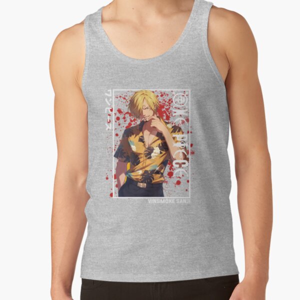 One Piece Sanji Curly Eyebrow Tank Top - Image 3
