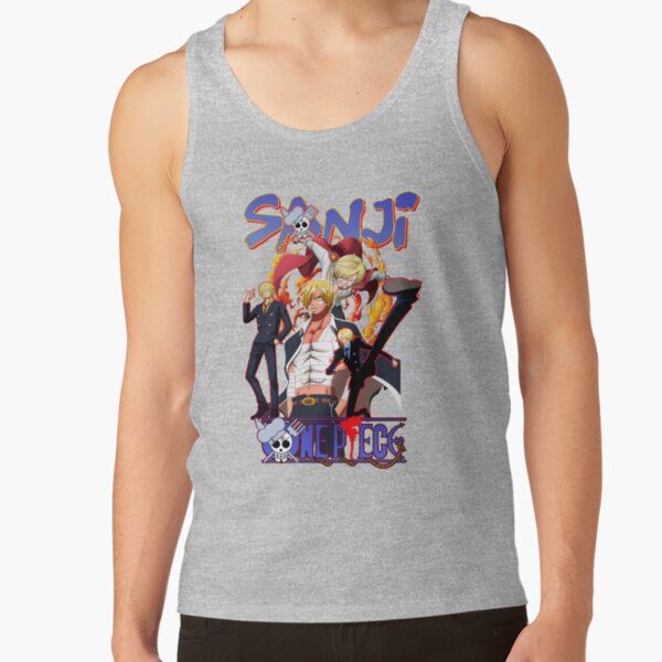 Sanji Manga Illustration Tank Top - Image 3