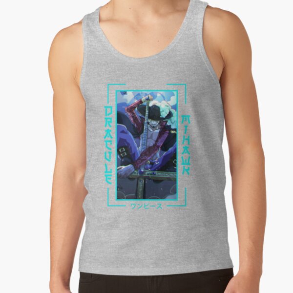 One Piece Dracule Mihawk Tank Top - Image 3