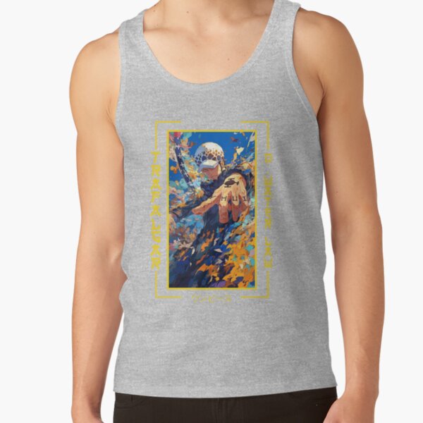 Trafalgar Law One Piece Anime Tank Top - Image 3