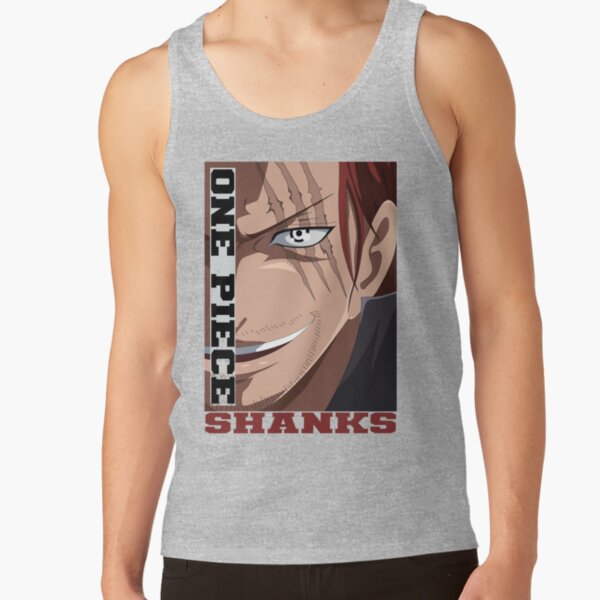 Shanks Red Haired Anime Tank Top - Image 3
