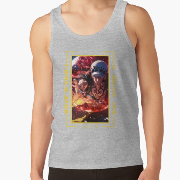 Trafalgar Law One Piece Graphic Tank Top - Image 3
