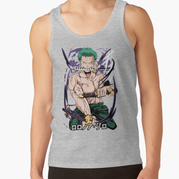 Roronoa Zoro One Piece Anime Tank Top - Image 3