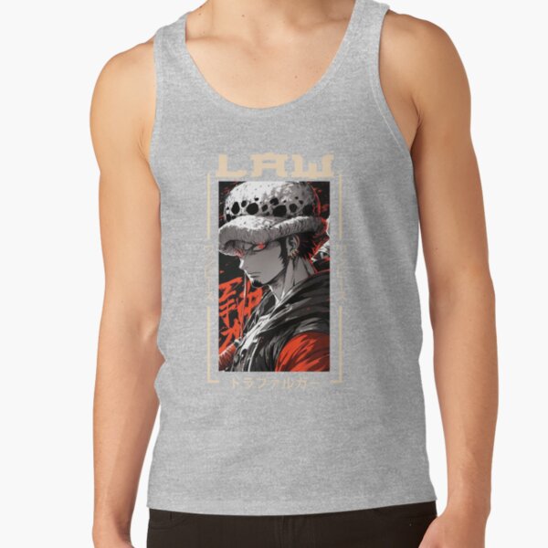 Trafalgar Law Vintage Tank Top - Image 3
