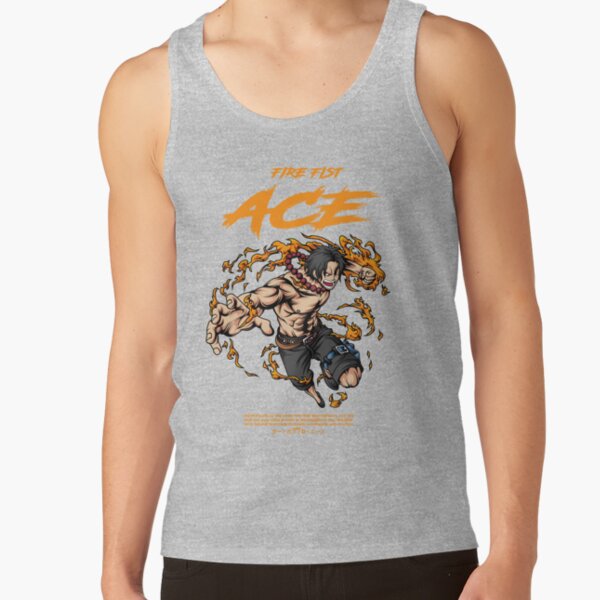 Portgas D Ace Character Tank Top - Image 3