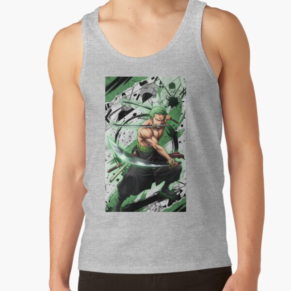 Roronoa Zoro Three Sword Tank Top - Image 3