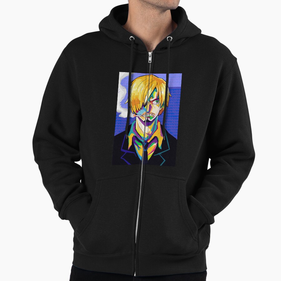 Sanji Golden Gentleman Zip Hoodie Jacket