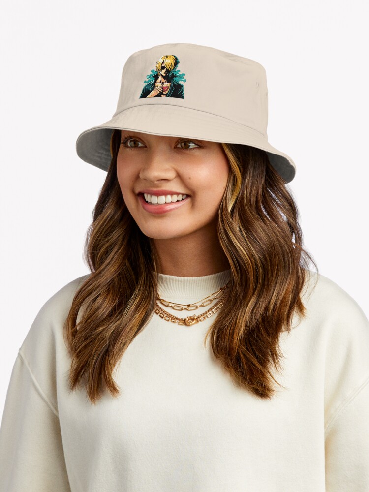 One Piece Sanji Curly Eyebrow Bucket Hat - Image 2