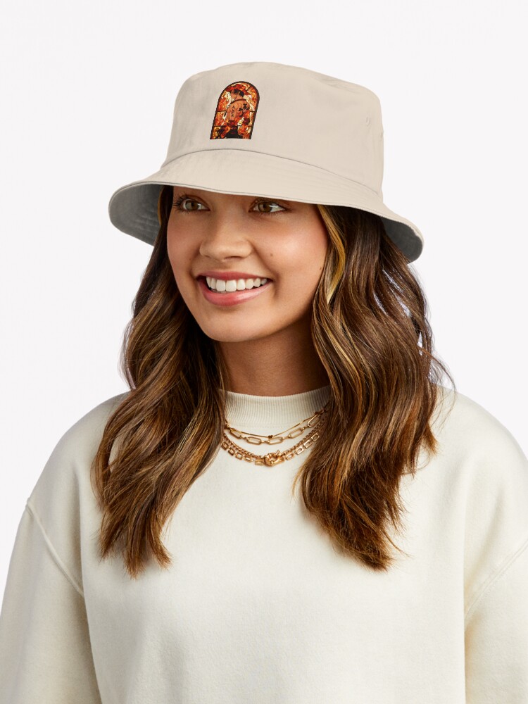 Stained Glass Fire Fist Bucket Hat - Image 2