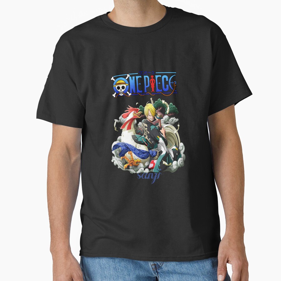 Sanji Colorful Artwork T-shirt - Image 3