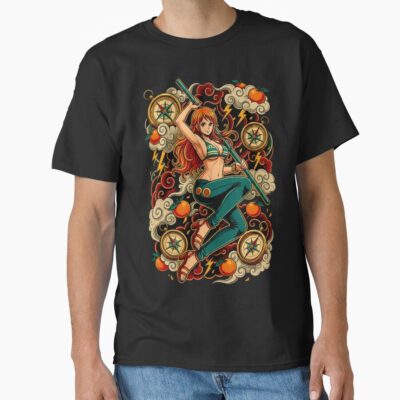 Nami Beautiful Anime Girl T-shirt