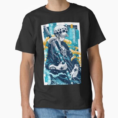 Trafalgar Blue Yellow Halftone Poster T-shirt