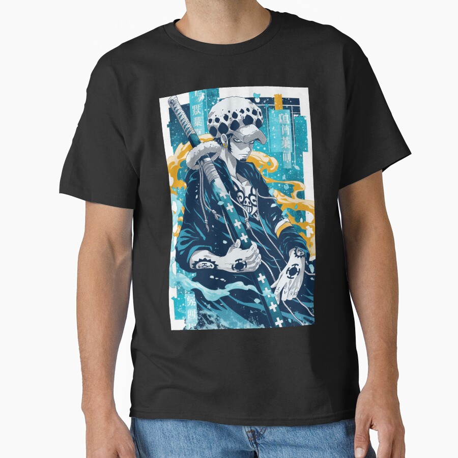 Trafalgar Blue Yellow Halftone Poster T-shirt