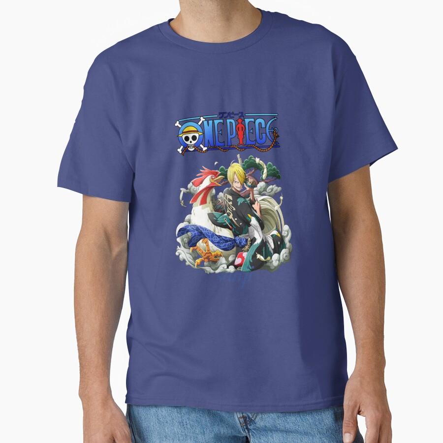 Sanji Colorful Artwork T-shirt - Image 5