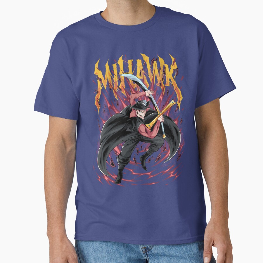 Master Of The Blade Dracule Mihawk T-shirt - Image 4