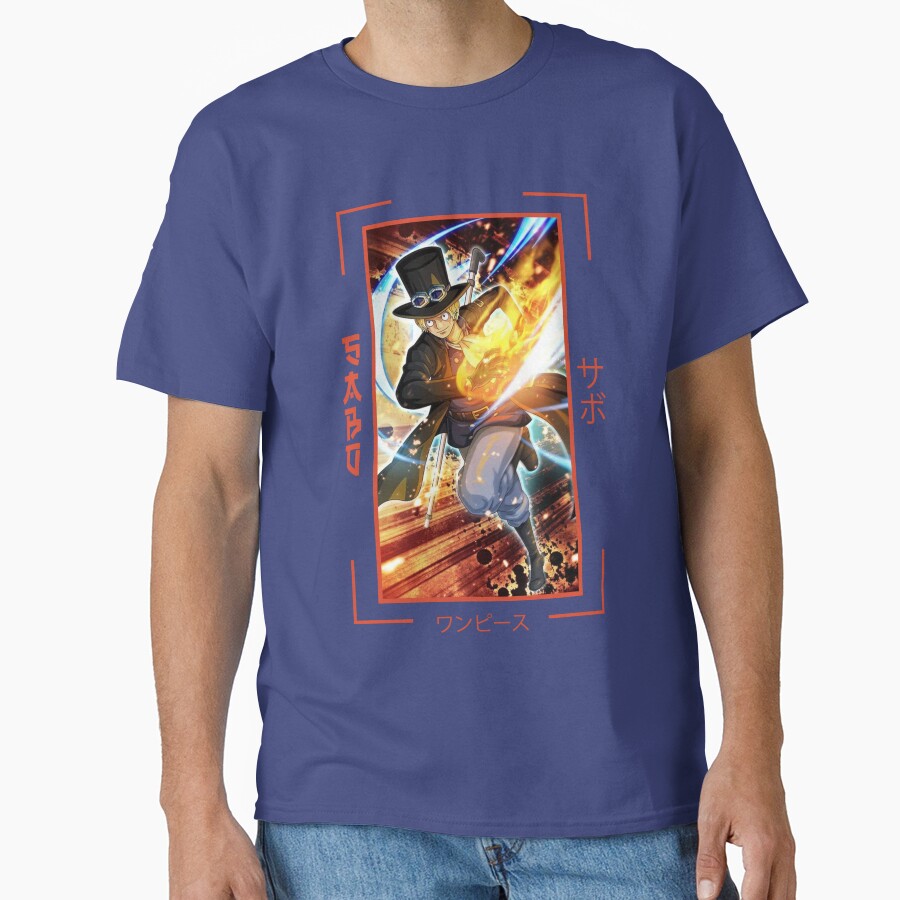 Sabo Blonde Hair One Piece T-shirt - Image 4