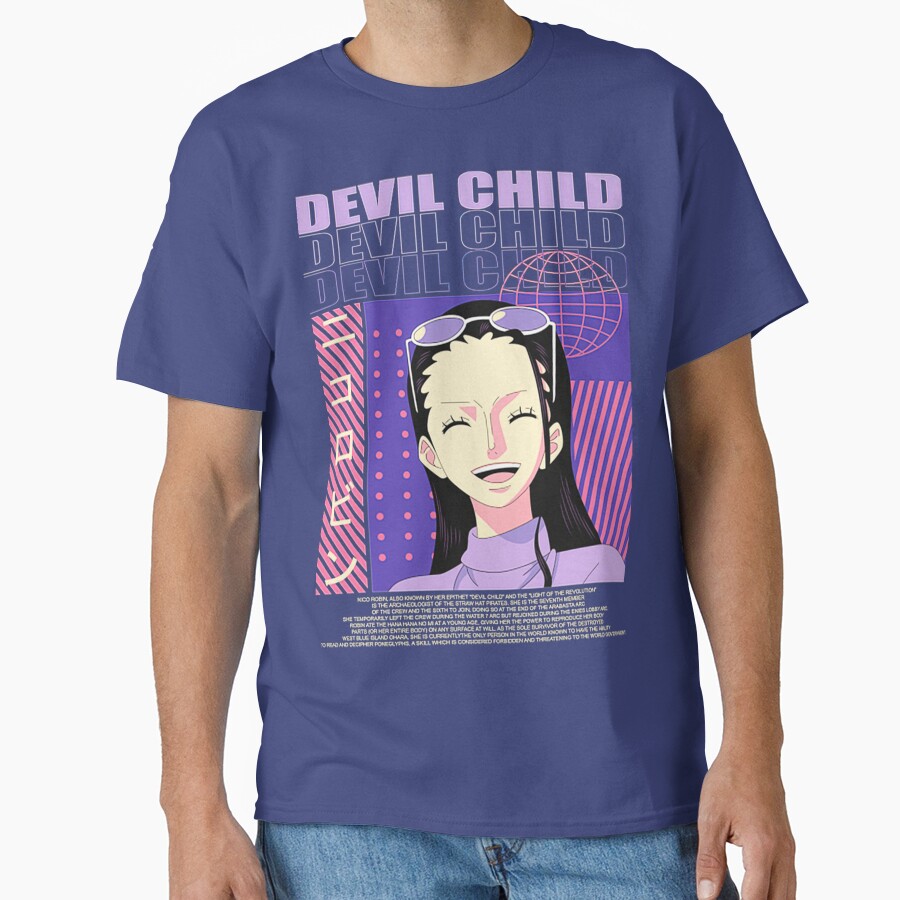 Nico Robin Anime Classic T Shirt - Image 4
